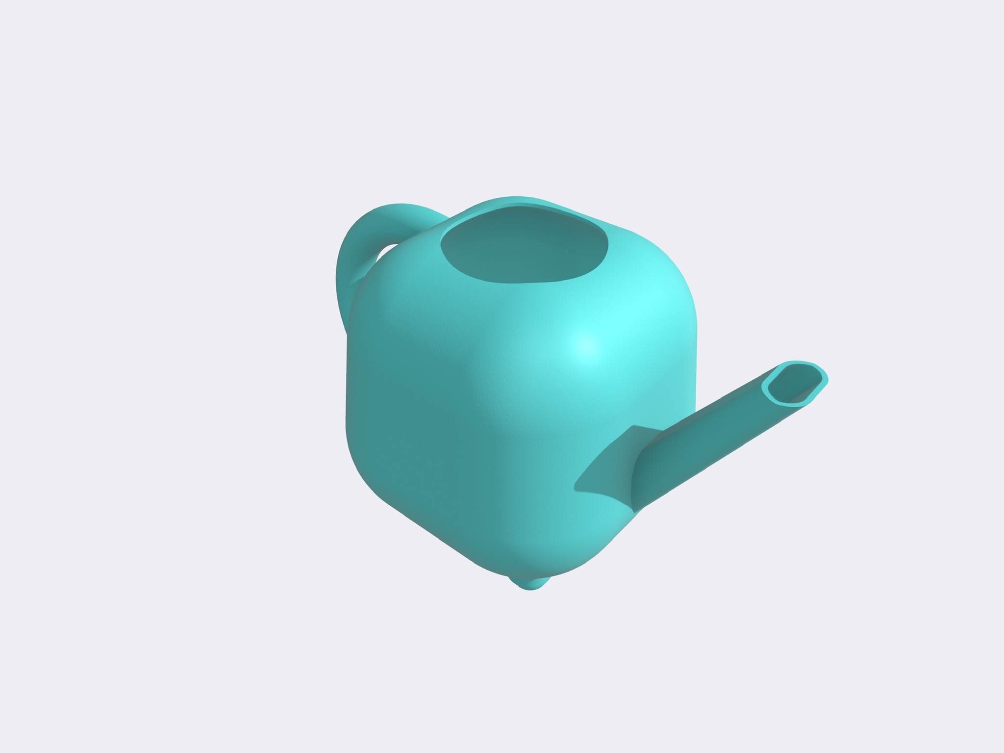 Round watering can with tiny little feet