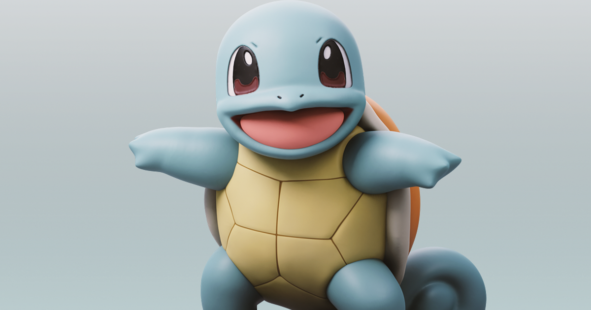 Squirtle(Pokemon) by Patrickart.hk | Download free STL model ...