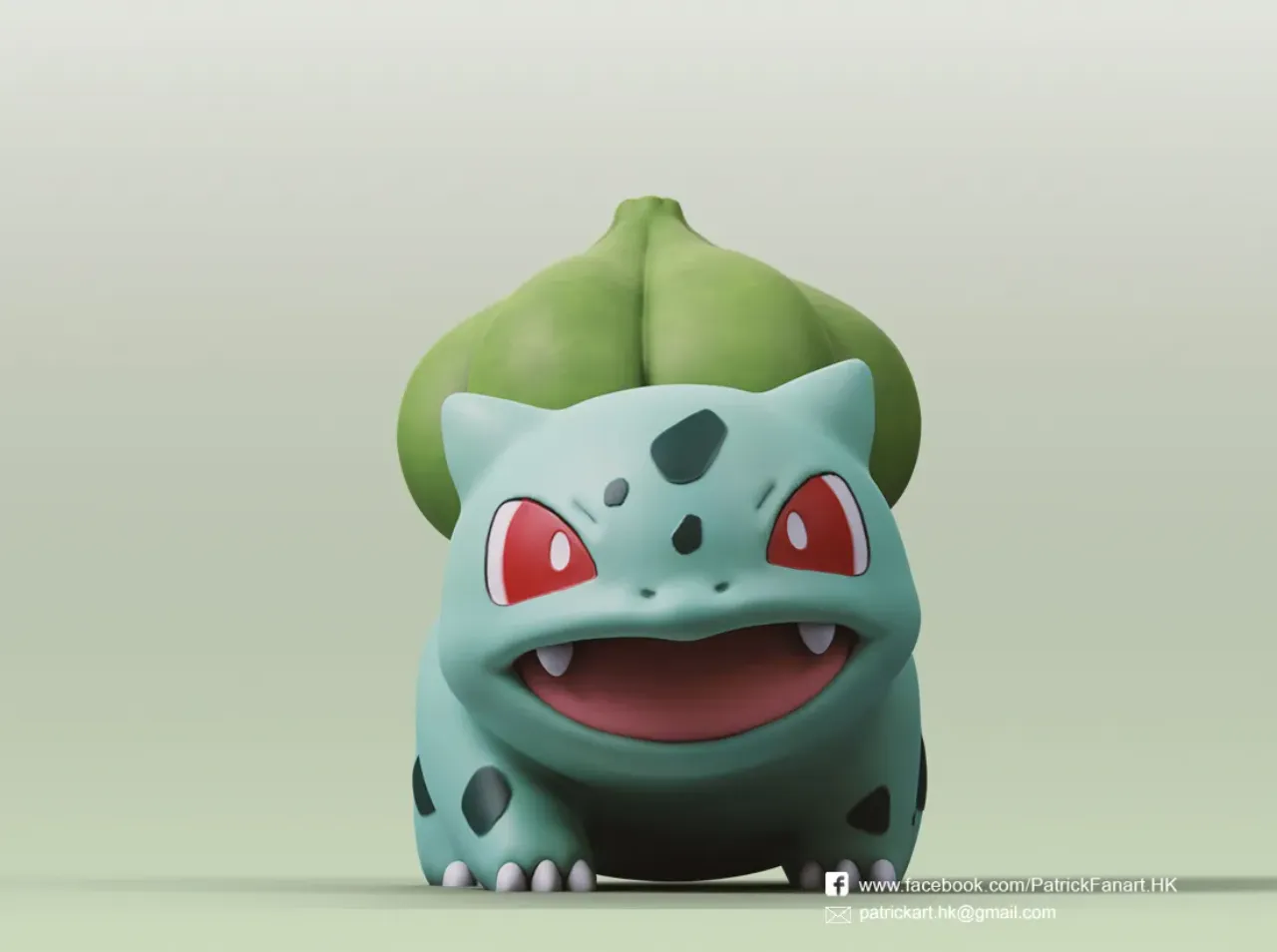 STL file POKEMON BULBASAUR KEYCAP・3D printable design to download・Cults