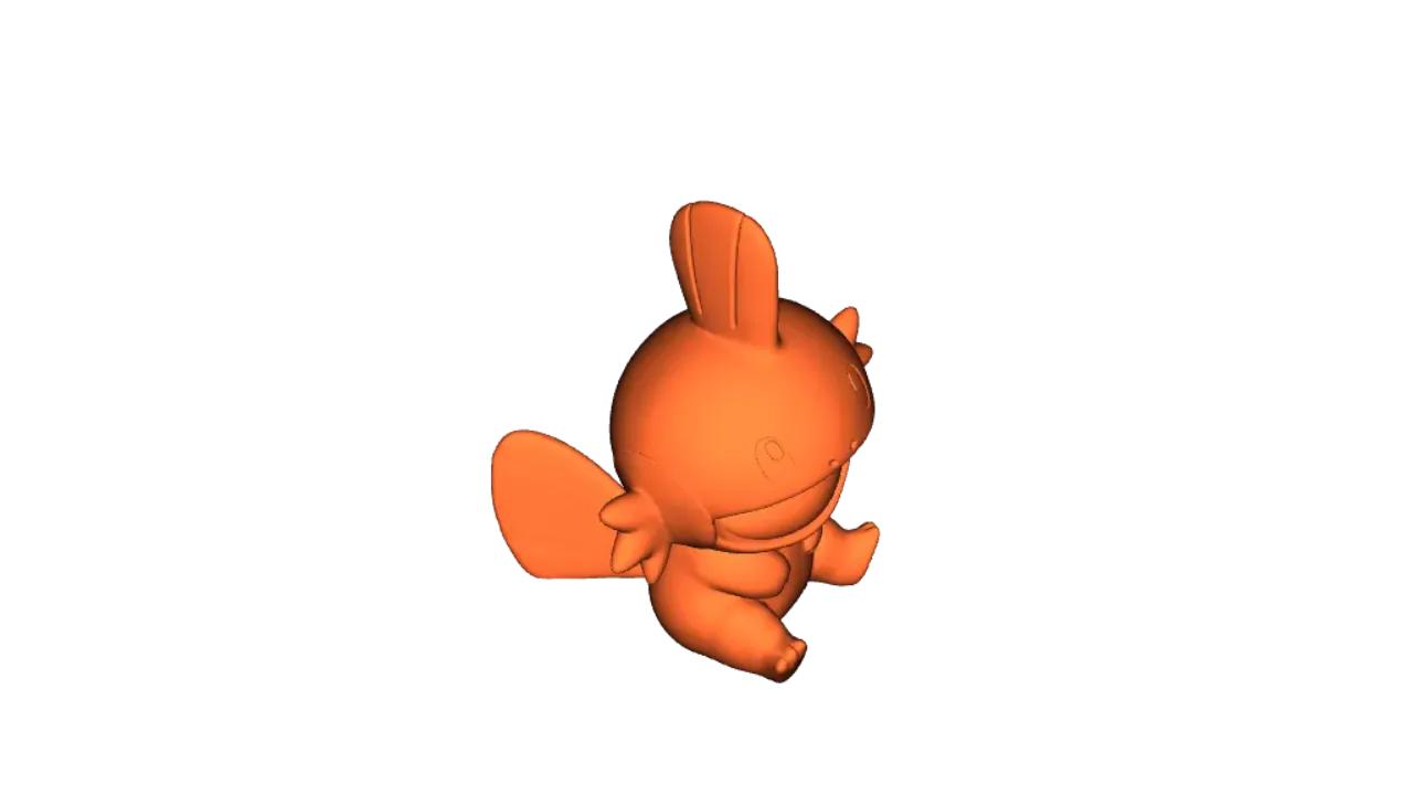 STL file Pokemon - Mudkip Figure / Statue 🐉・3D printable design