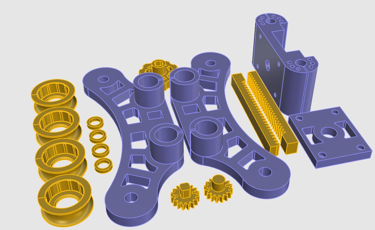 Miniatura 2 do modelo 3D Adjustable Spool Support