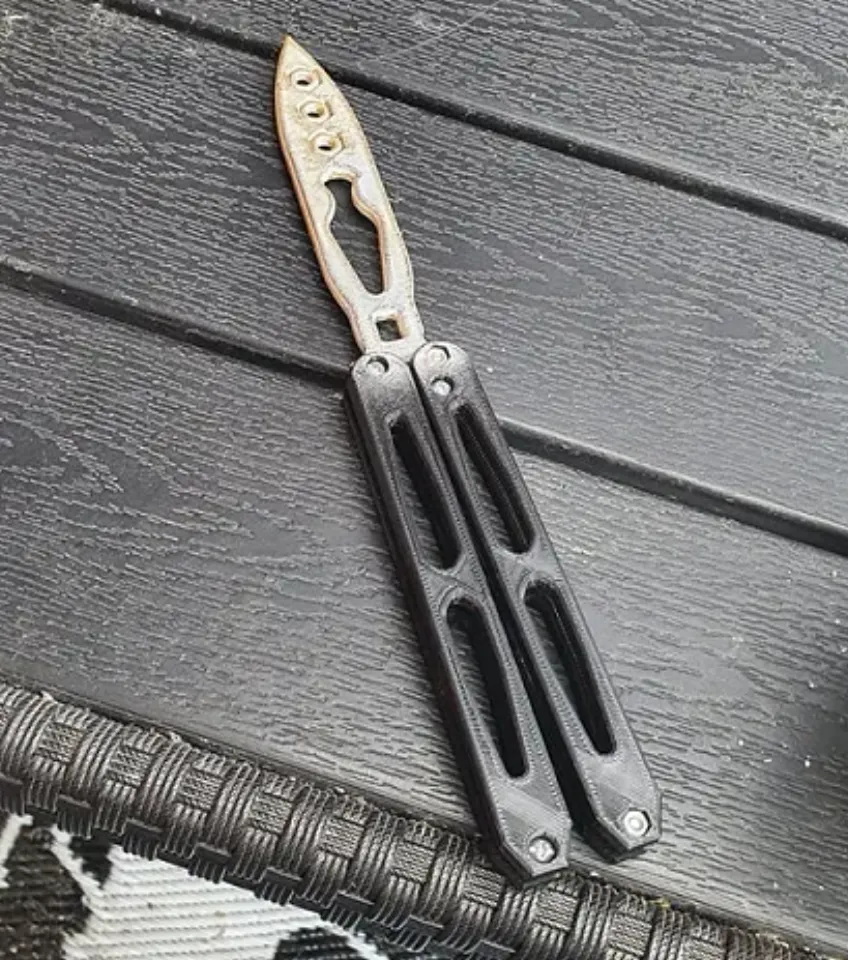 Butterfly Knife por Minicoin  Descargar modelo STL gratuito