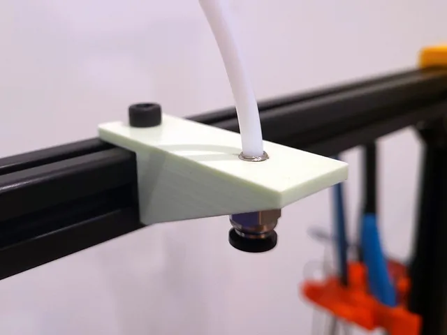 PTFE filament guide for 2020 extrusion