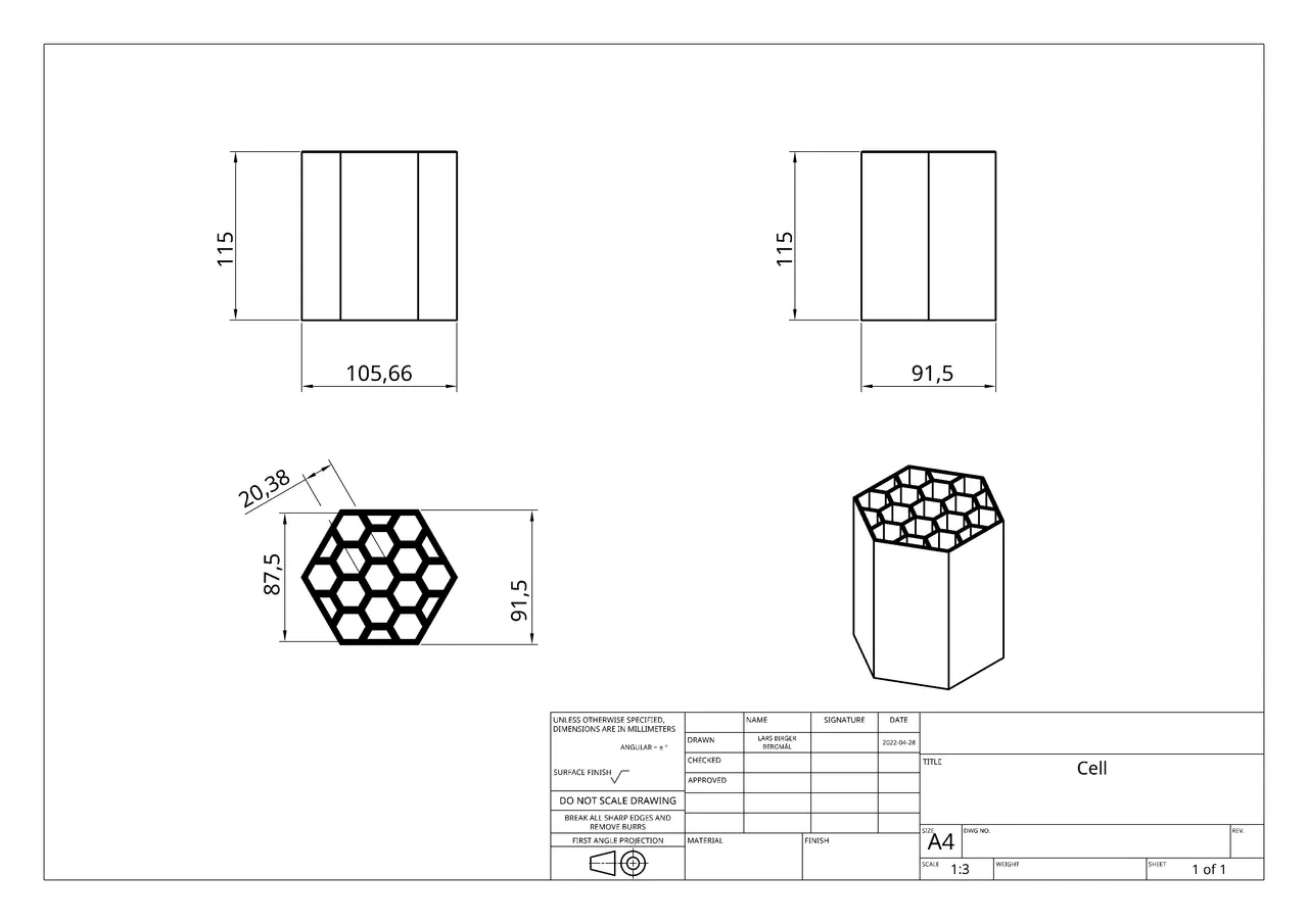 Hex set v2 - Hex Cells by Lars Birger Bergmål | Download free STL model ...