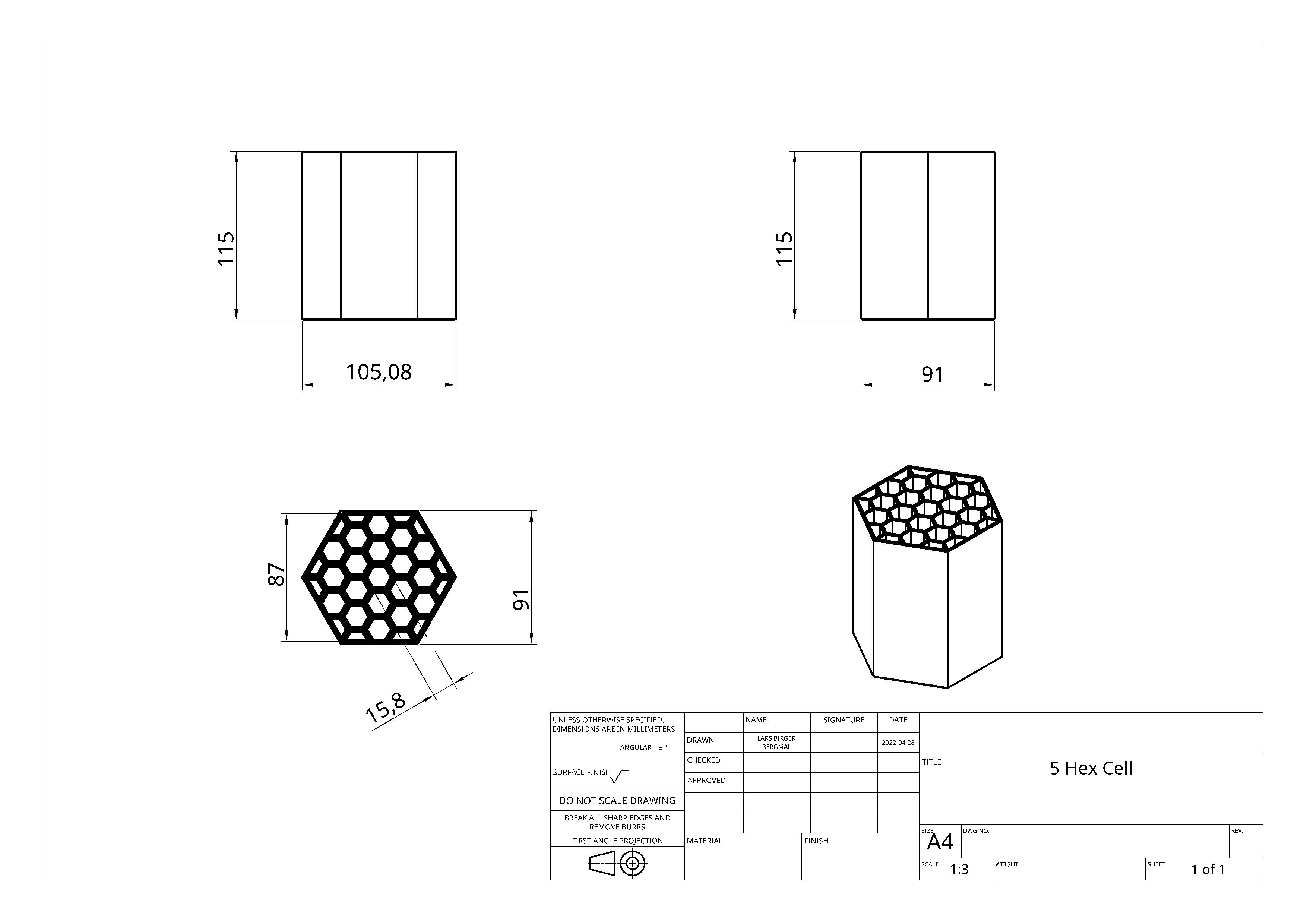 Hex set v2 - Hex Cells by Therandom | Download free STL model ...