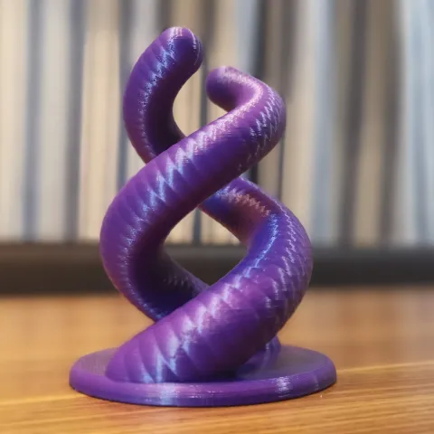 Double Helix Pen Holder