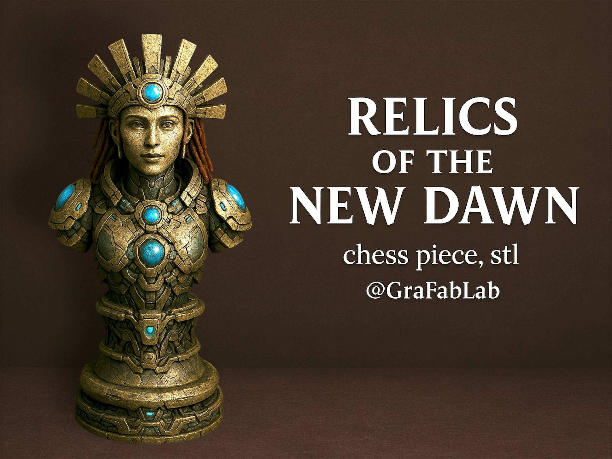 Relics of the New Dawn "Queen" - chess piece