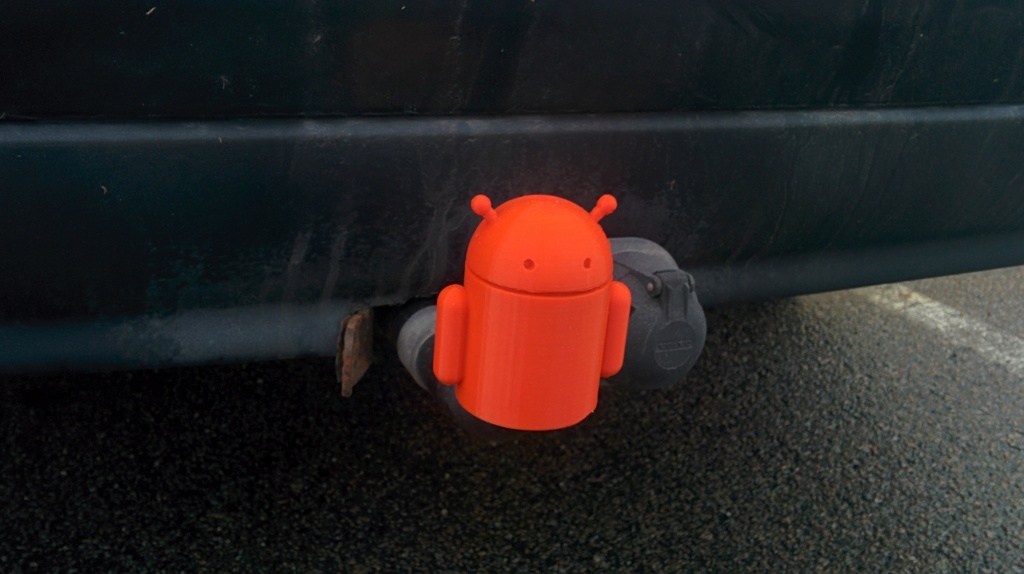 Android hitch cap