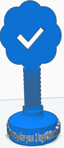 Twitter Verification Checkmark parody
