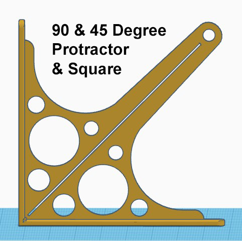 Compact Protractor & Center Finder