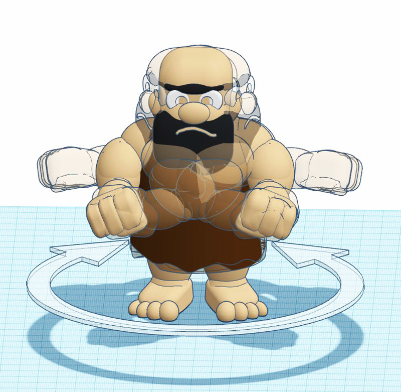 Trog - Pivoting, Punching Caveman Action Figure