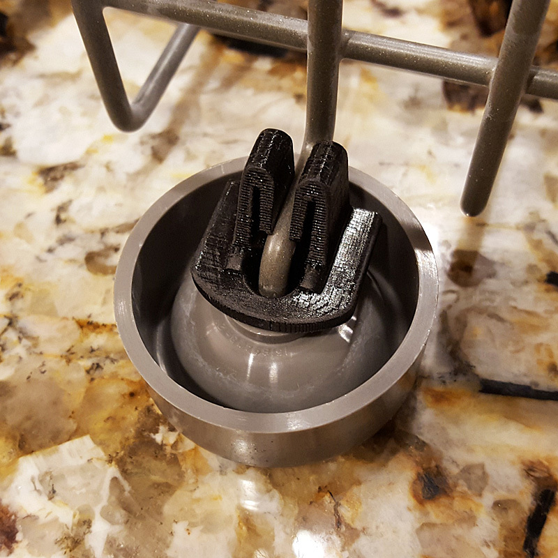 G.E. Dishwasher Rack Wheel Axle Replacement (WD35X21041) by