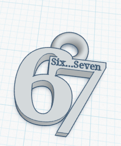 67 keychain
