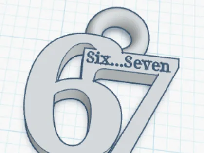 67 keychain