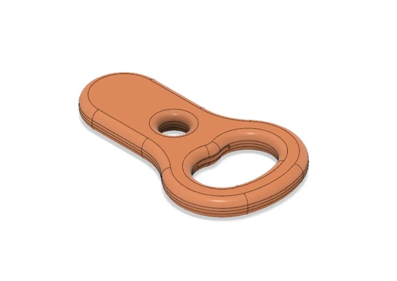 3D Print of Plastic Bottle opener by Allen38