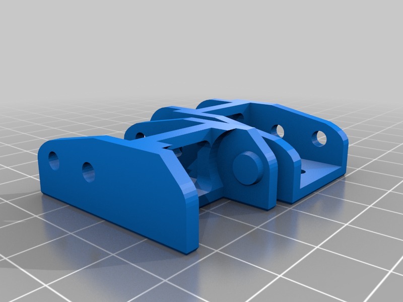 Miniatura 5 do modelo 3D Parametric Open Cable Chain Y Axis Mount