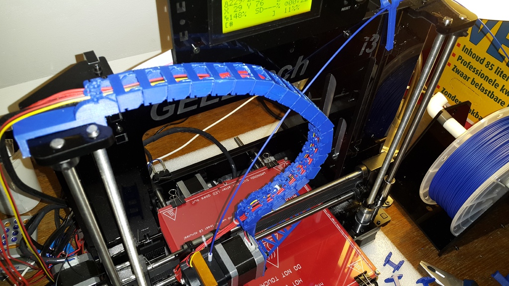 Miniatura 2 do modelo 3D Open Cable Chain Bidirectional