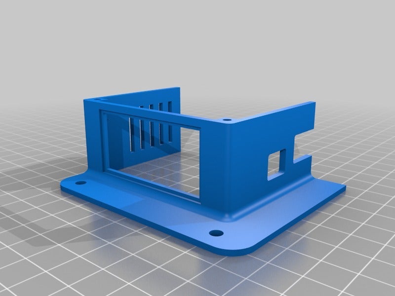 Miniatura 18 do modelo 3D Raspberry Pi 7 Inch Touchscreen display case