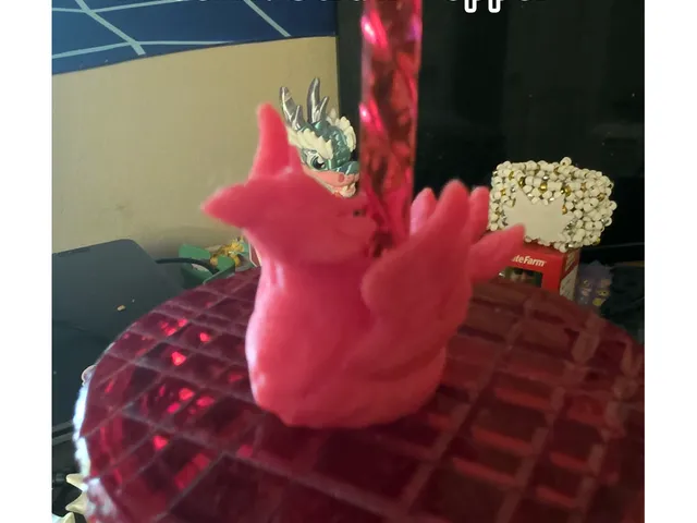 Winged Phoenix Straw Topper