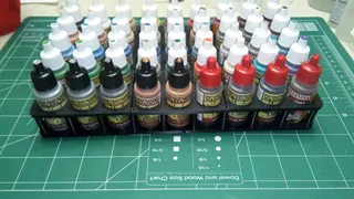 Dropper Bottle Paint Rack by Kirikugo, Download free STL model