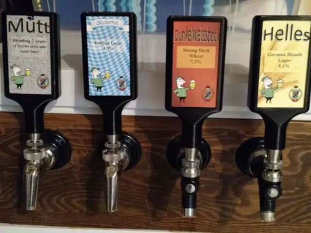 Card holding tap handle