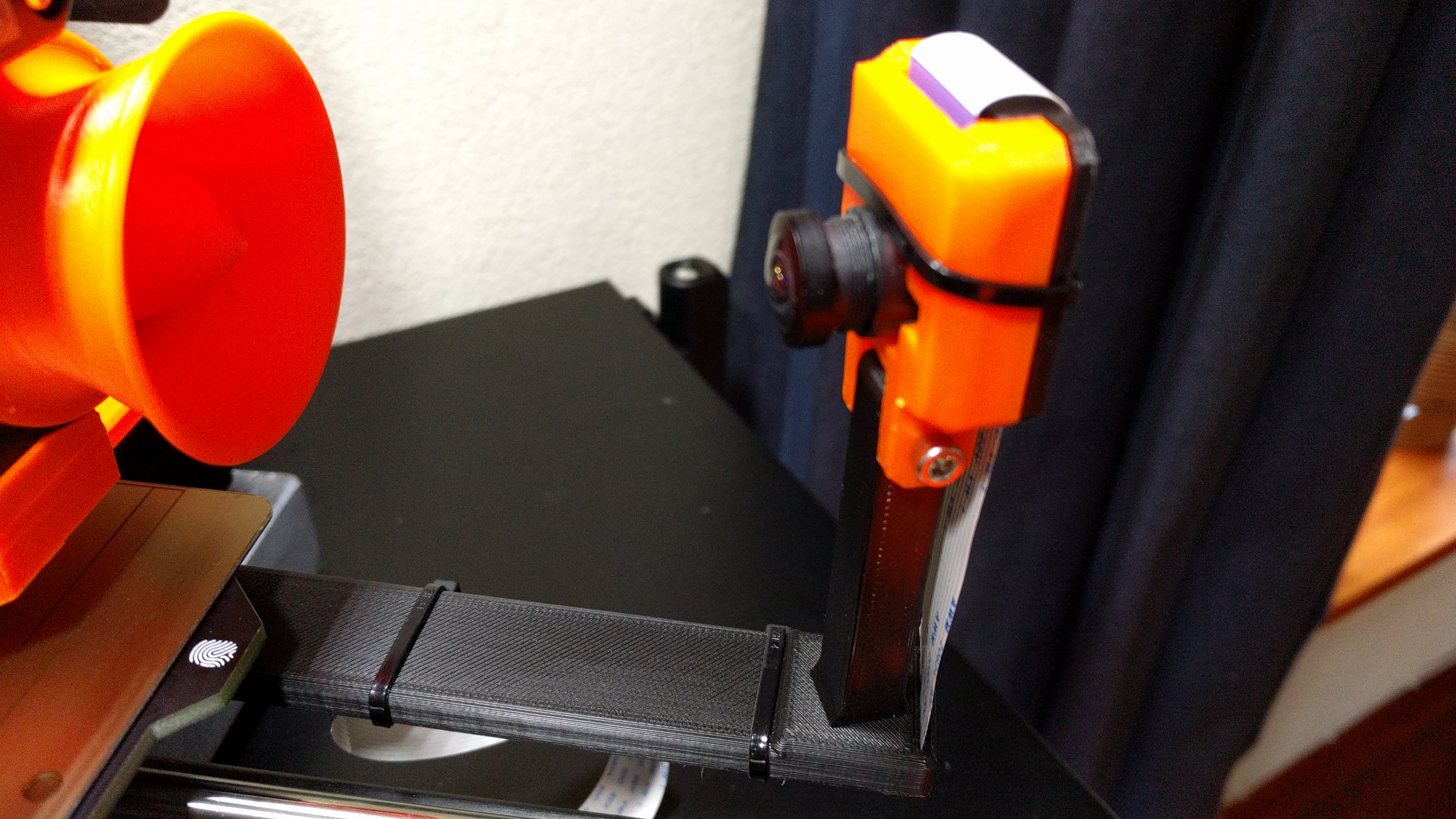 Prusa MK3 Raspberry Pi Camera Bed Mount