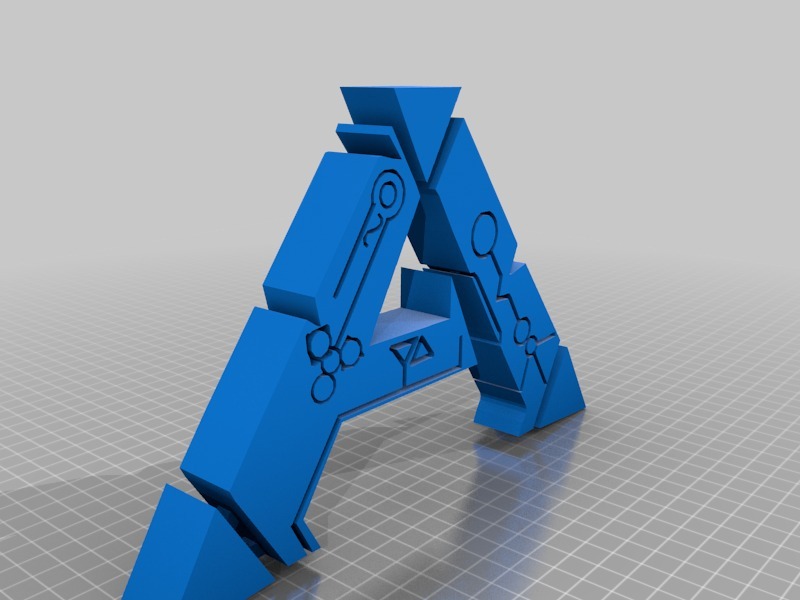 Miniatura 5 do modelo 3D Ark Survival Evolved Logo