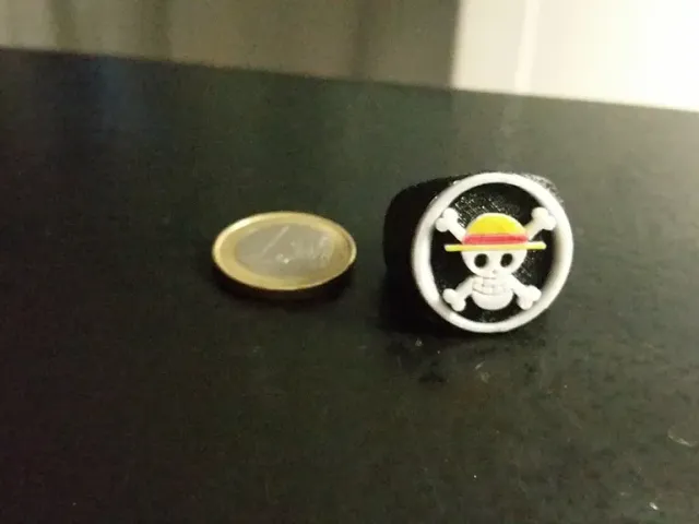 One Piece Luffy Flag Ring