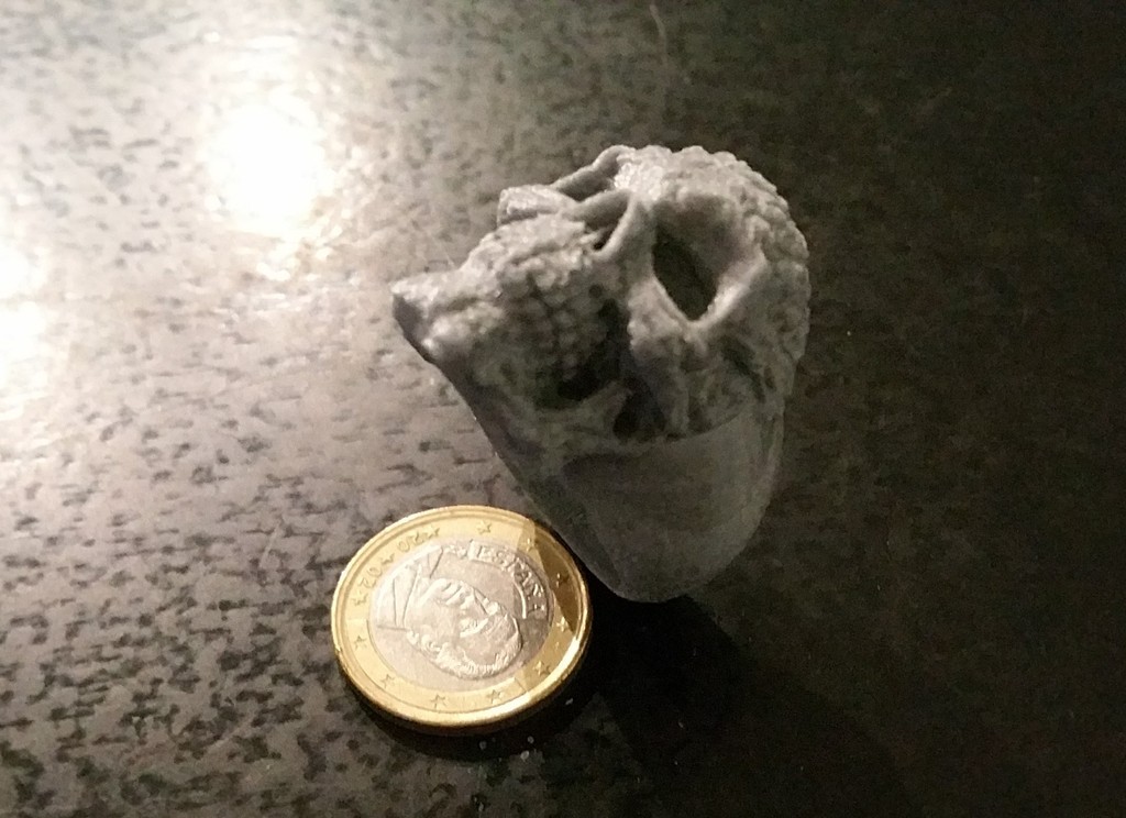 Miniatura 2 do modelo 3D Skull Ring