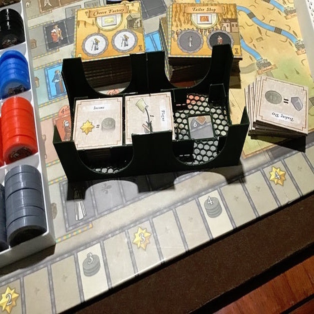 Orleans Board Game lightweight (TMG base game) insert organizer by  schleprocker, Download free STL model