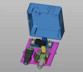 DC-Converter-Regulator-Case (mainly for the Sunlu Filadryer S1 Fan)