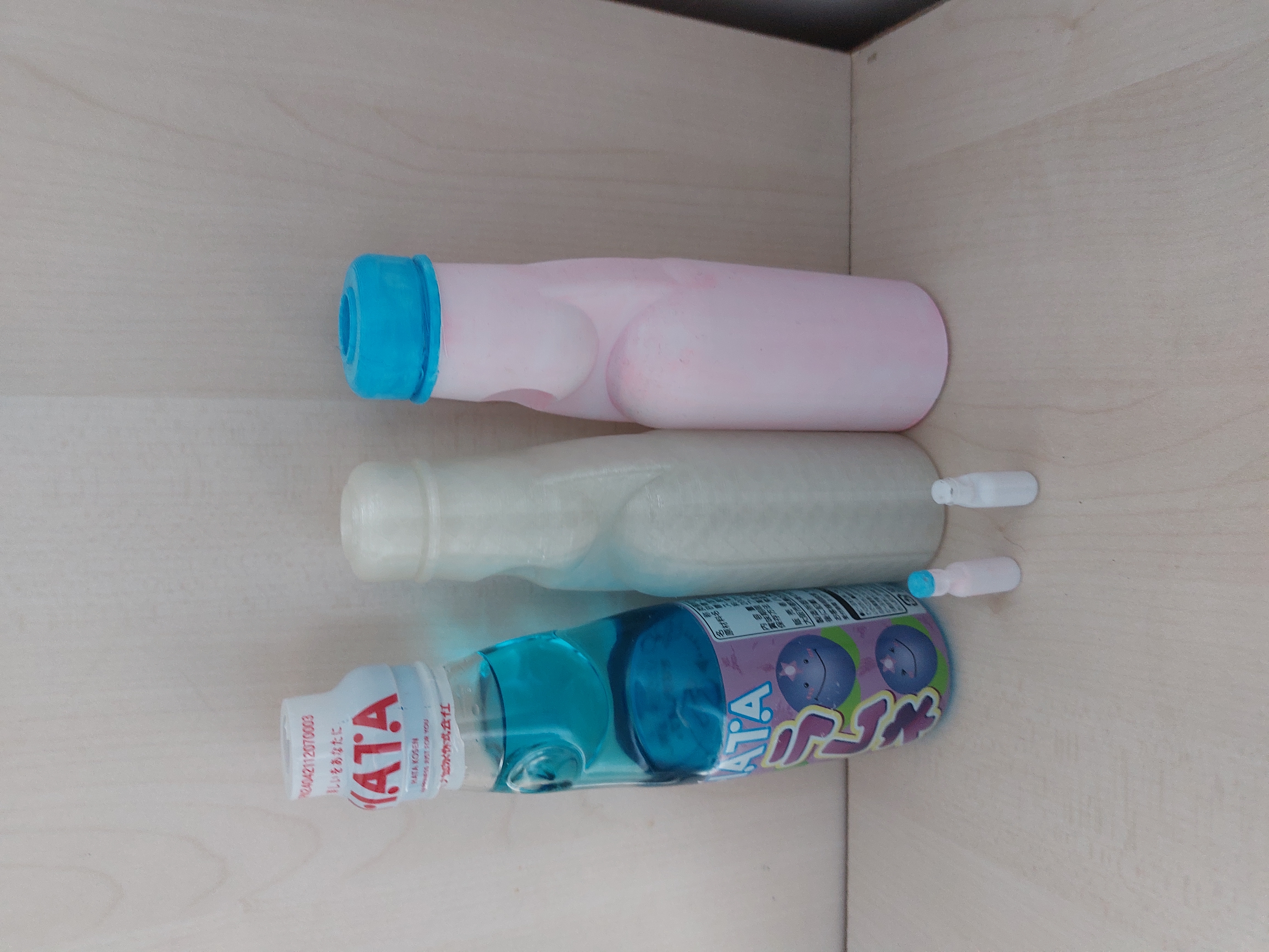 Japanese Ramune Drink soda bottle