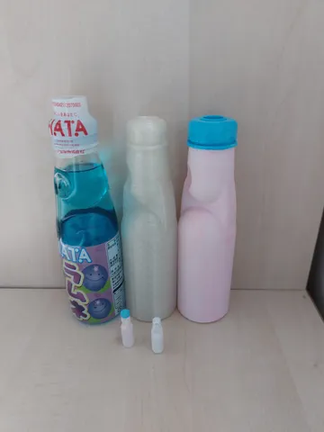 Japanese Ramune Drink soda bottle
