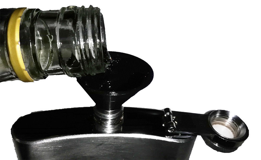 Miniatura 2 do modelo 3D Hip flask funnel