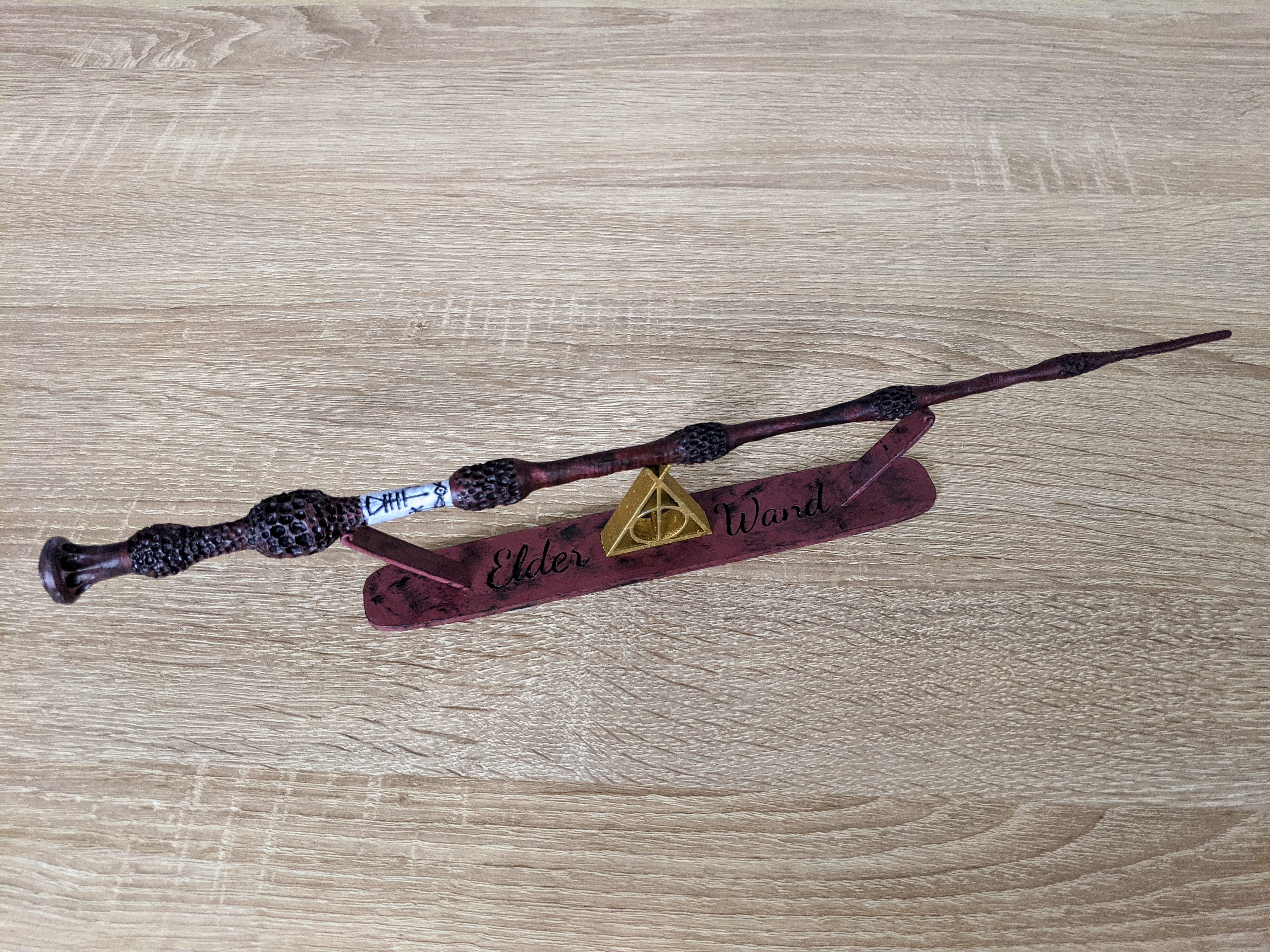 Elder Wand (Dumbledore Wand) from two parts with possibility printing horizontally and vertically