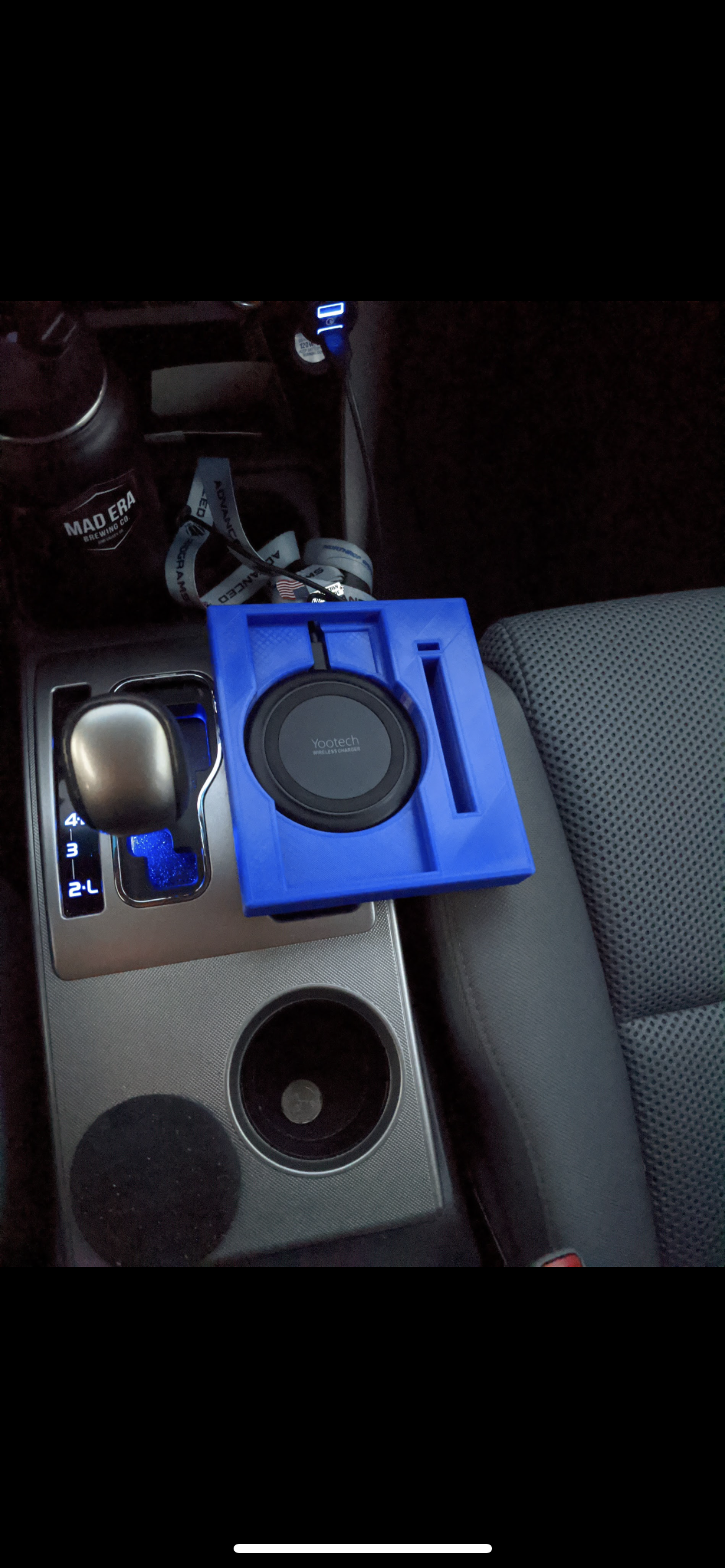 2nd Gen Tacoma Coin Tray Phone Holder/Charger