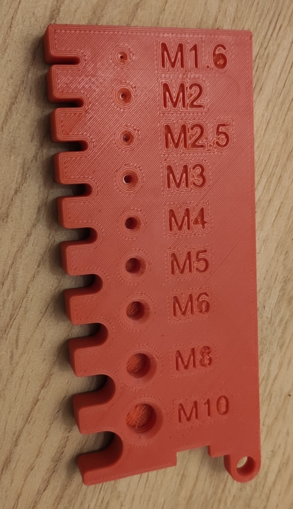 Metric screws measuring tool by Martines | Download free STL model ...
