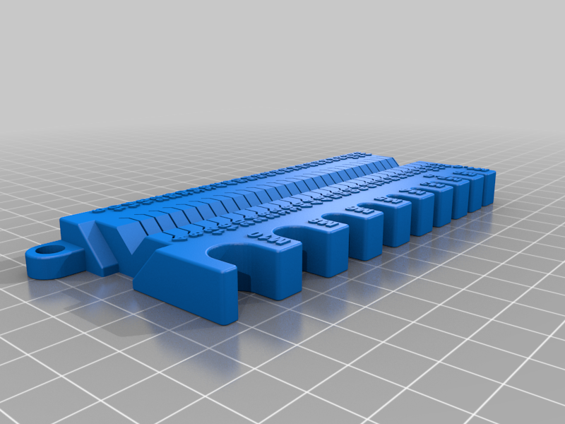 Metric screws measuring tool by Martines | Download free STL model ...