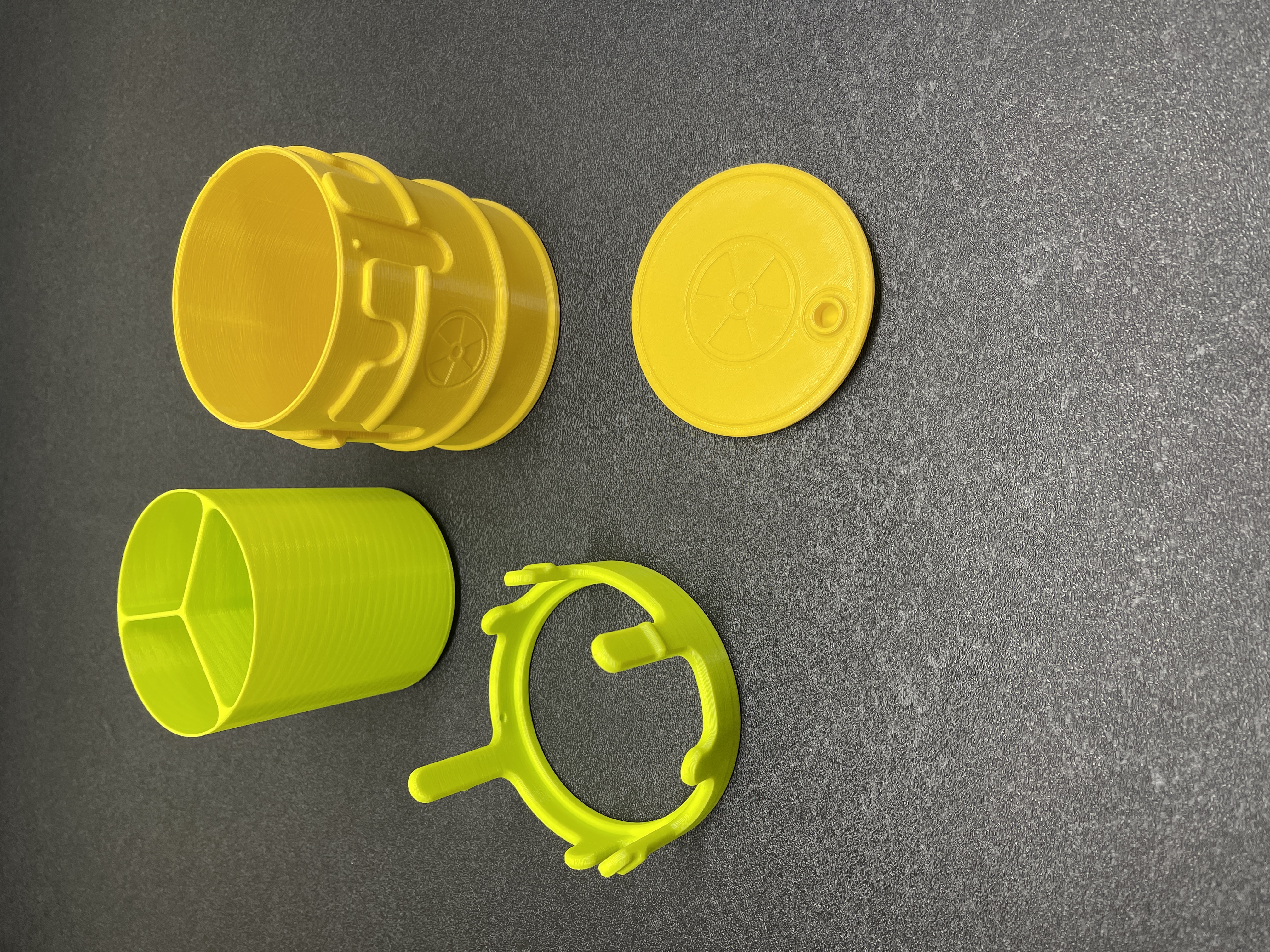 Miniatura 7 do modelo 3D Drippy Drum With Divider Insert