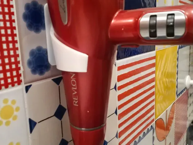 Hair dryer holder