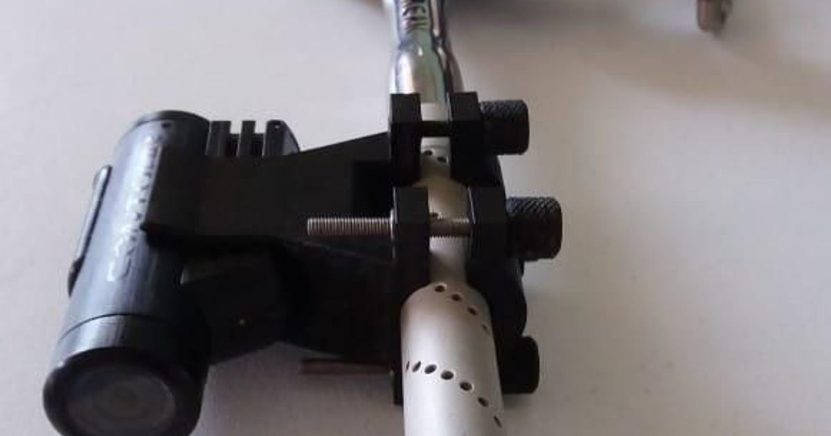 Contour Camera Paintball Barrel holder by mocotonio Download free STL