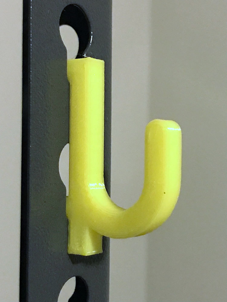 Customizable Hook for hammer lock / keyhole storage shelving