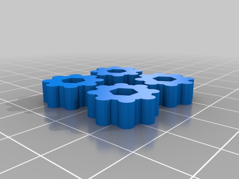 Thumbwheel for M3 standard and nyloc nuts