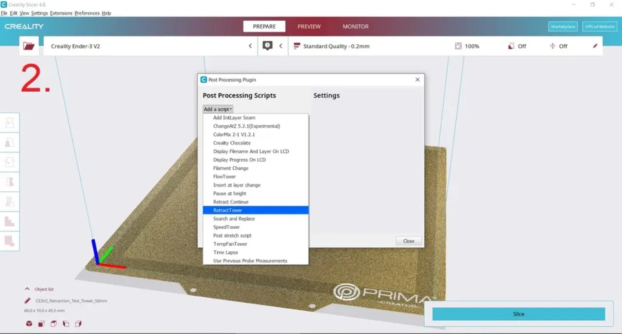 Using Firmware Retraction with Simplify3D - Thrinter