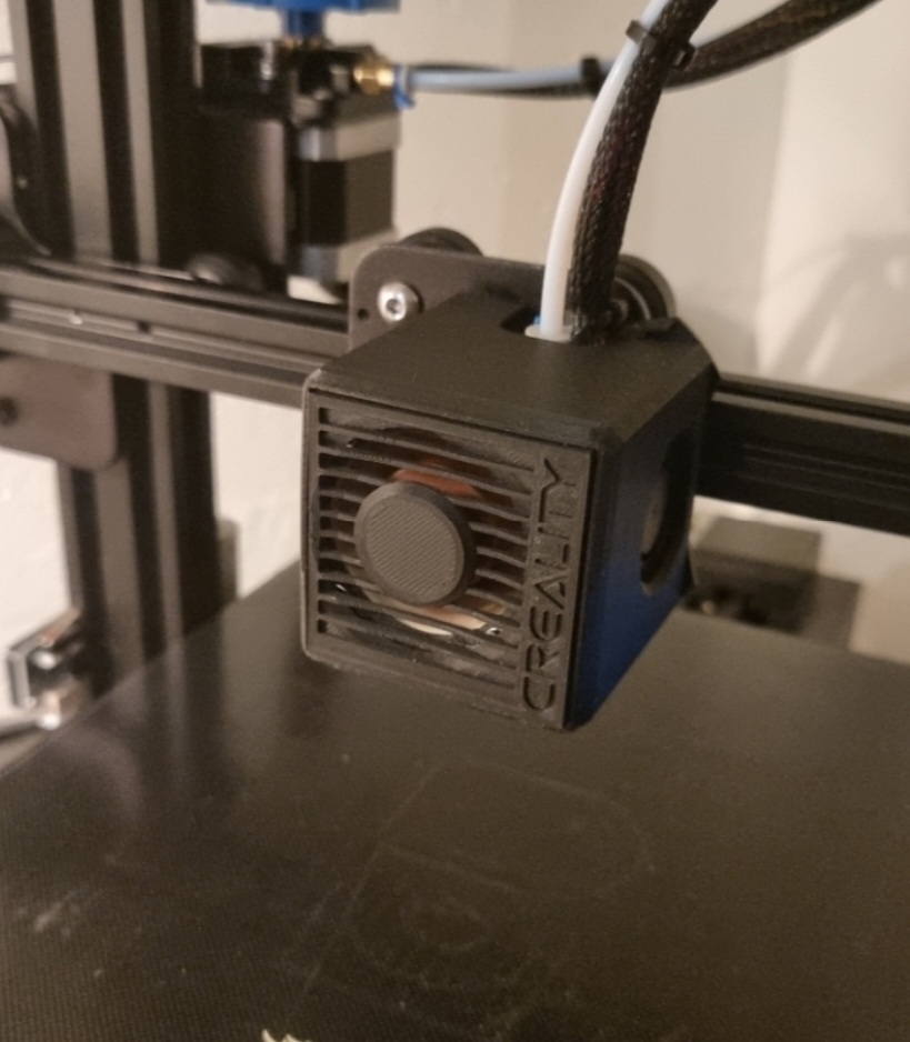 Creality Ender 3 v2 - Clean Shroud (40x20mm Fan & Stock 4010 Blower)