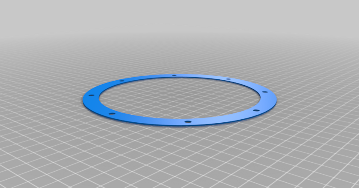 6 inch speaker universal gasket or spacer by Bira Muniz Download free