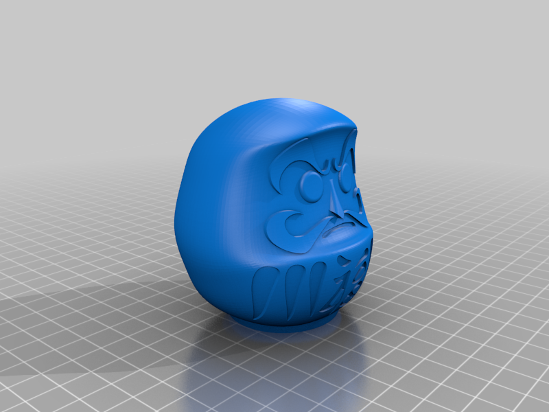 Miniatura 3 do modelo 3D Nichijou Daruma