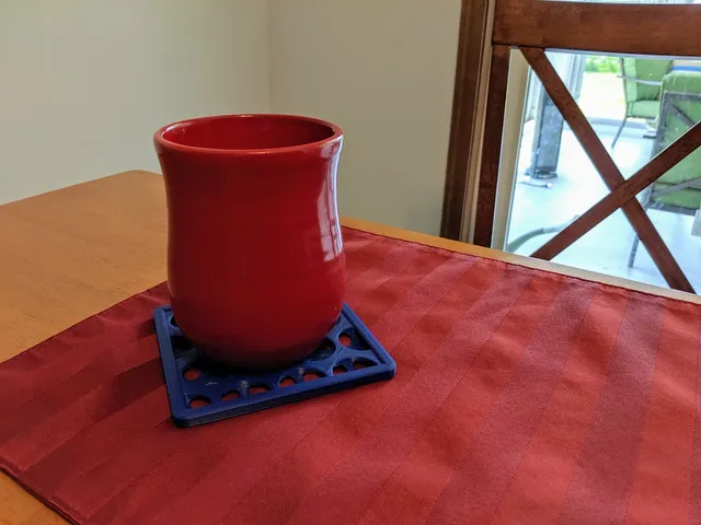 Apple Cheese Grater Coaster