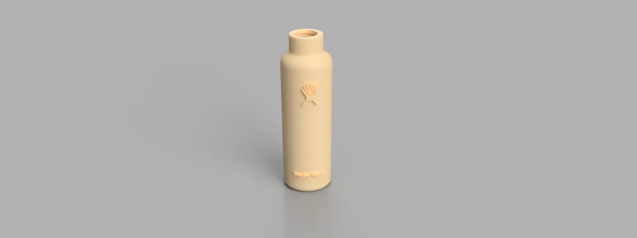 STL file Lid for 24oz Hydro Flask Water Bottle 🚰・3D printer model to  download・Cults