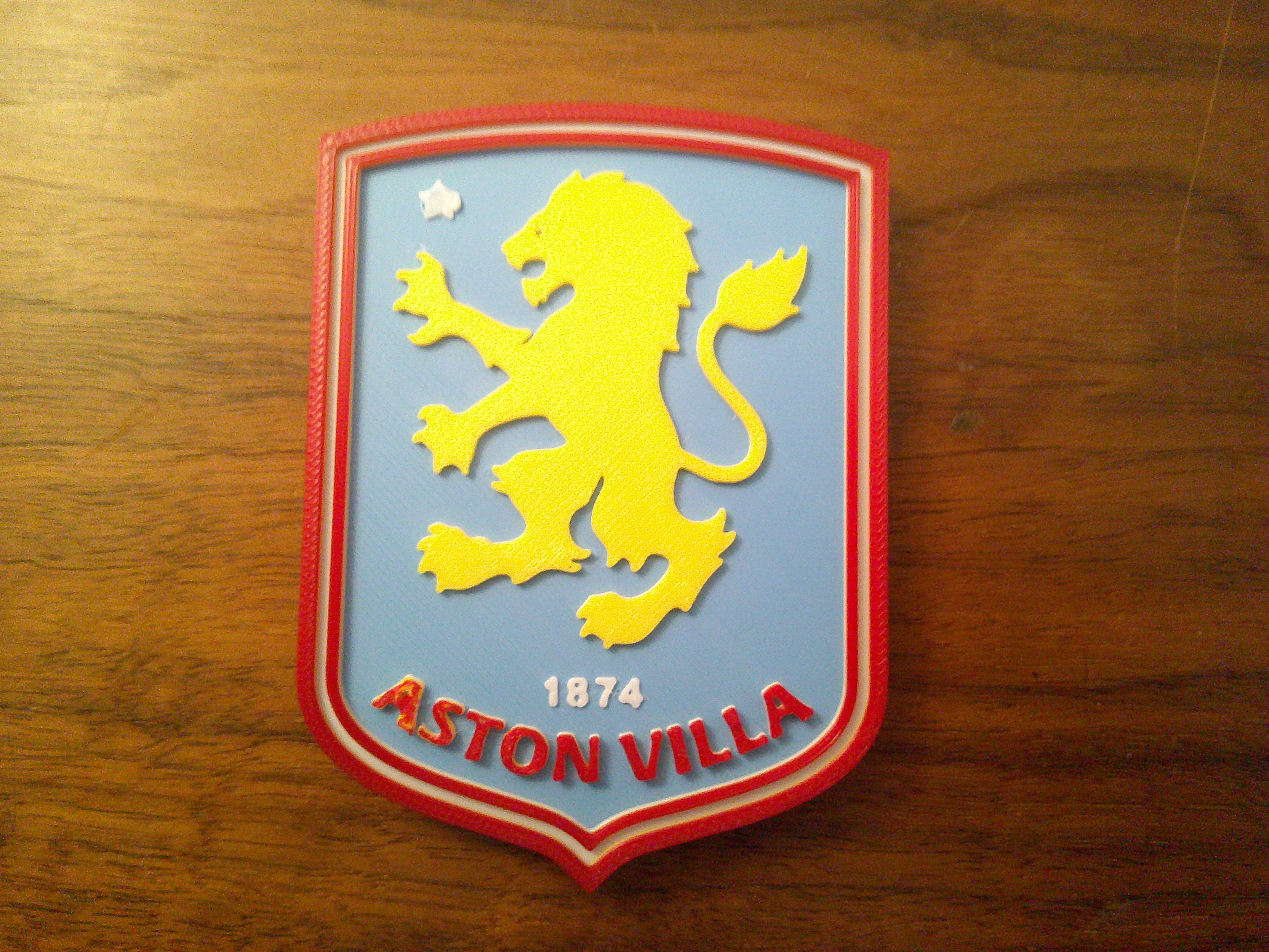 Aston Villa Logo Coaster or Plaque